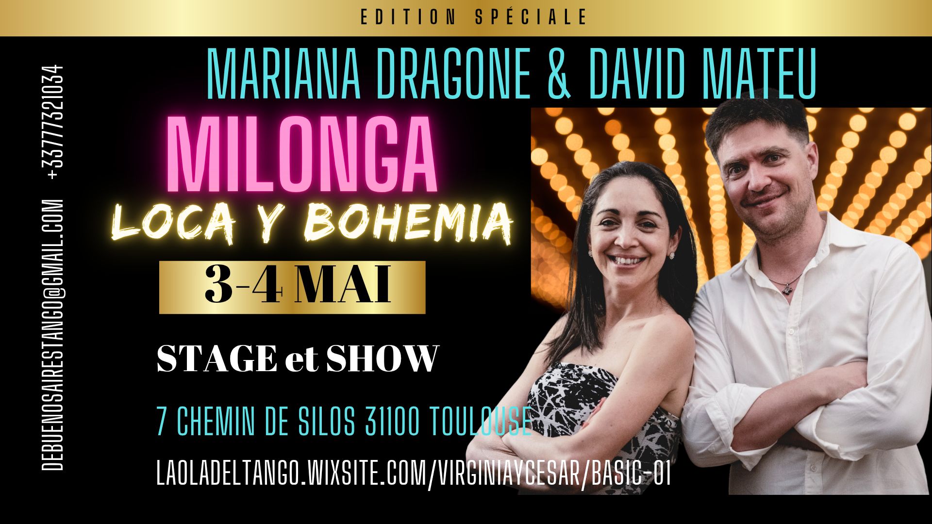 stage avec Mariana Dragone et David Mateu