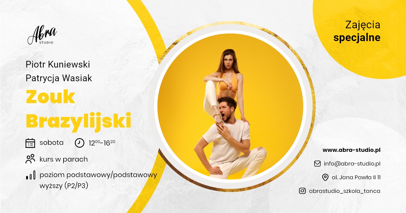 Zouk Brazylijski poziom podstawowy podstawowy wyższy (P2 P3)