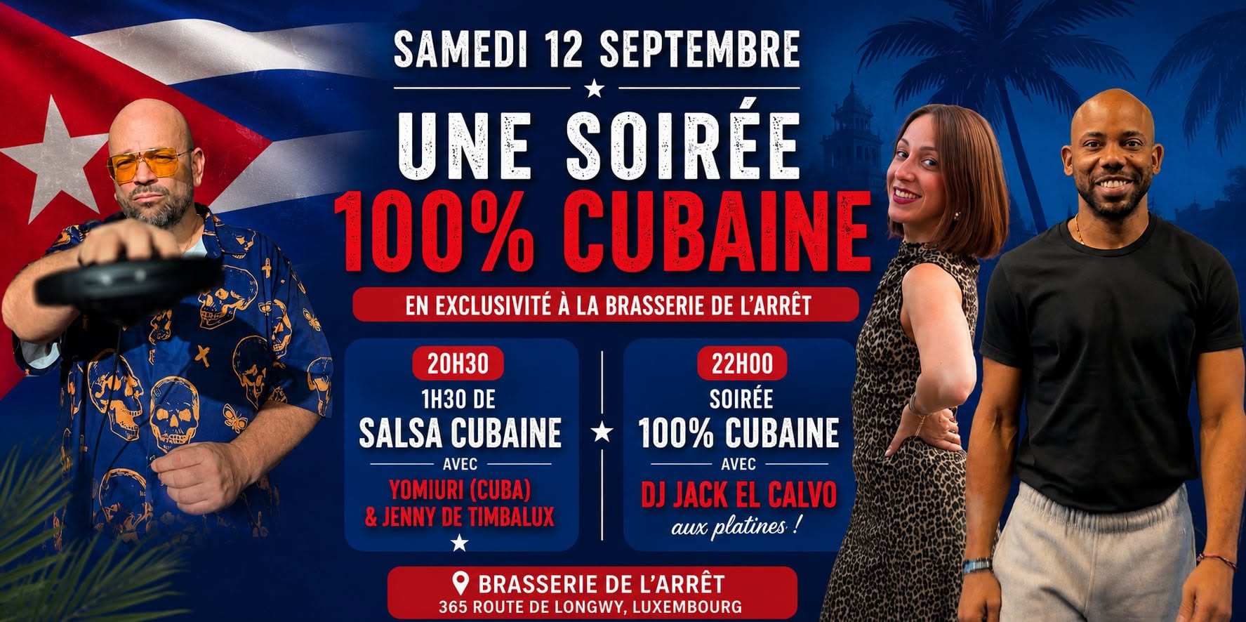 1st Time!! Journée 100% cubaine avec DJ Jack El Calvo 1,5h de salsa cubaine avec Yomiuri&Jenny