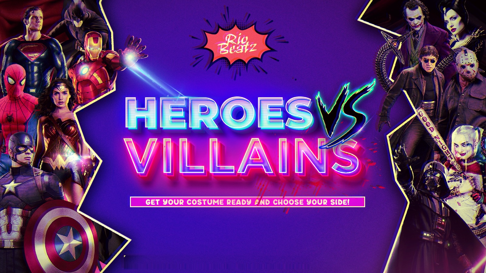 Rio Beatz - Heroes VS Villains Saturday Party