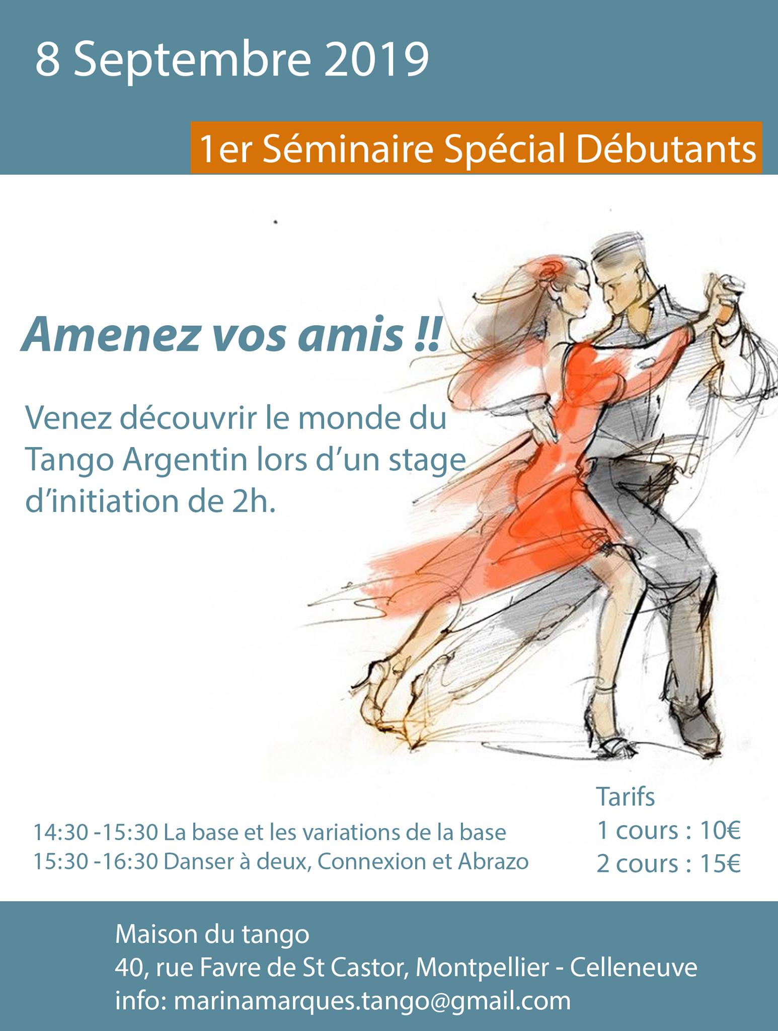 Séminaire Spécial tango Débutants