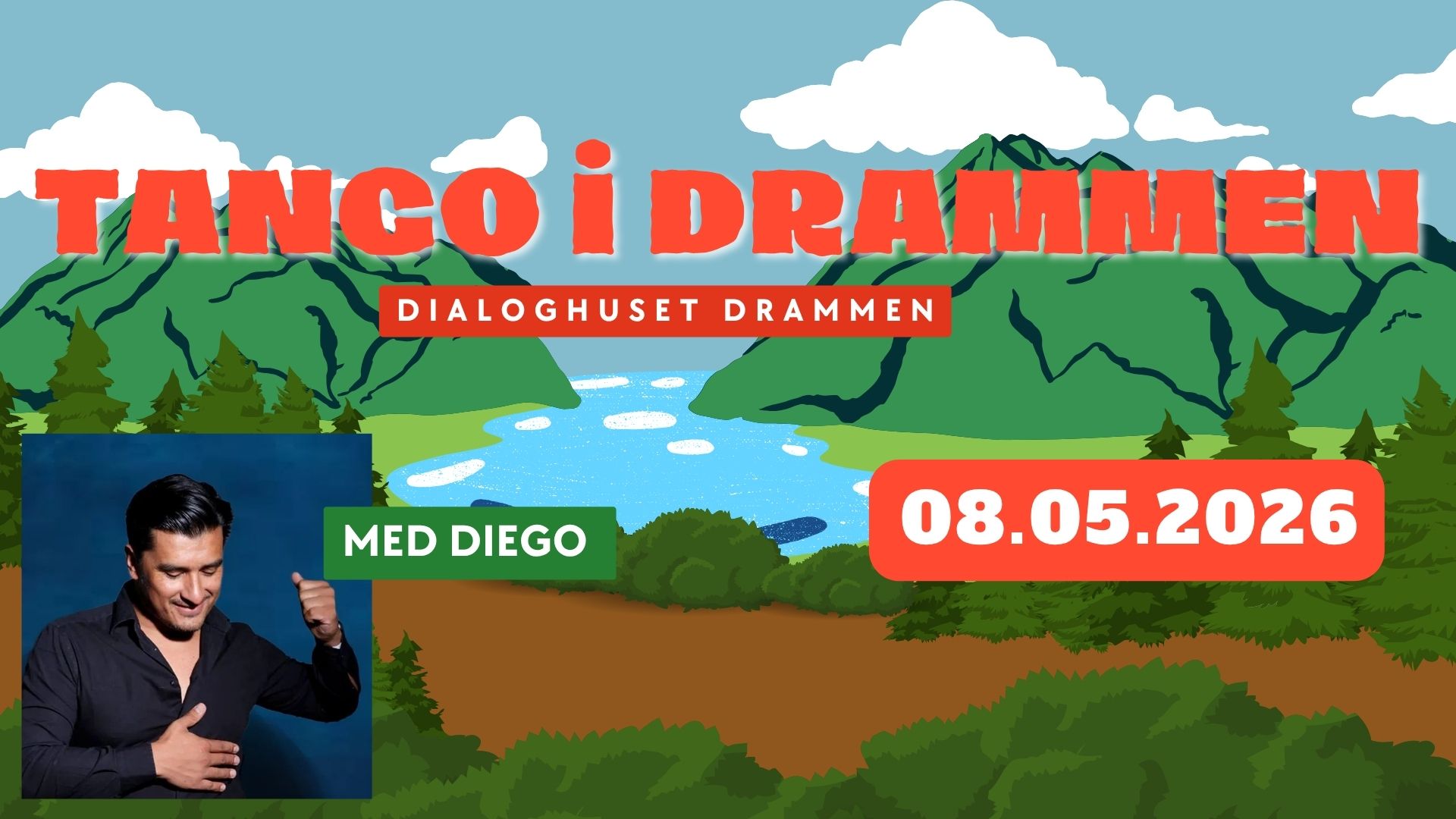 Drop-in Kurs i Argentinsk Tango i Drammen! med Diego