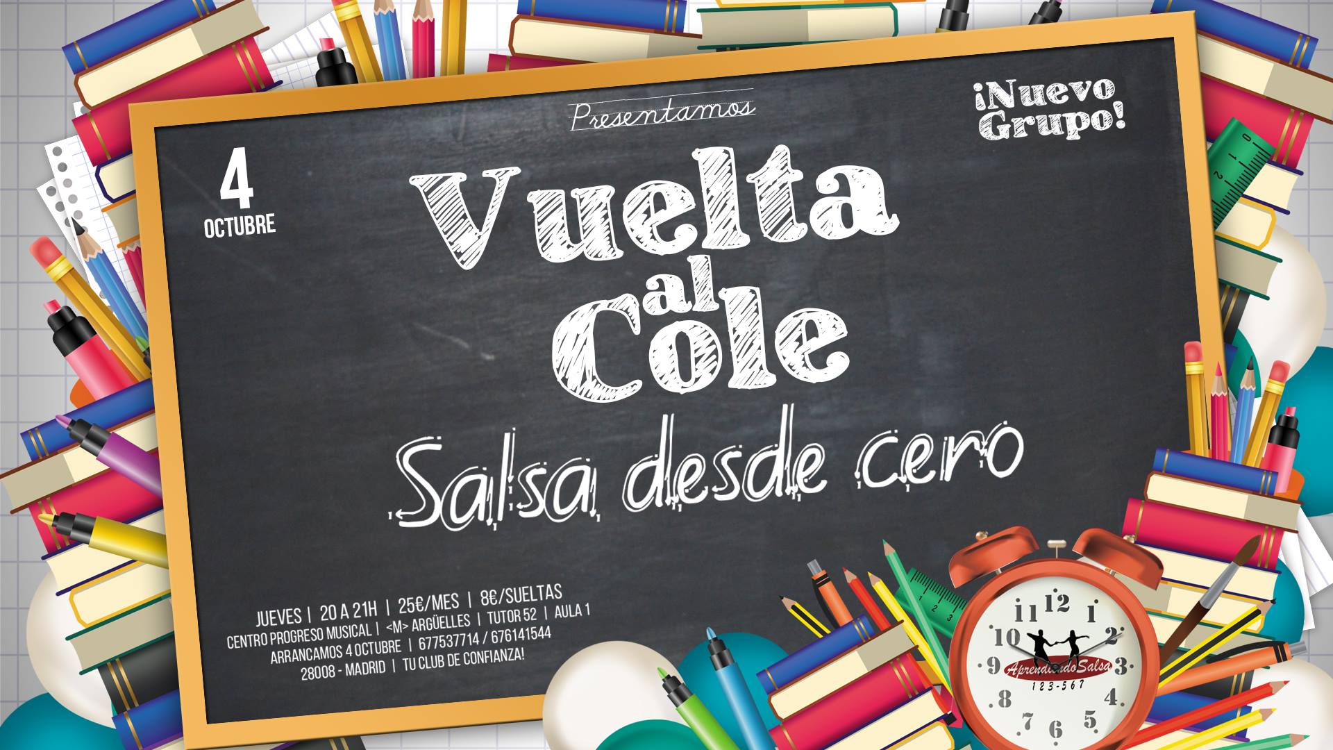 NUEVO GRUPO Salsa En Linea FACIL desde CERO Jueves 21-22h