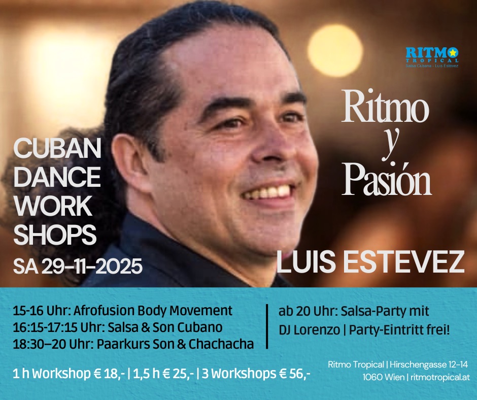 Ritmo y Pasión - Workshops mit Luis Estevez
