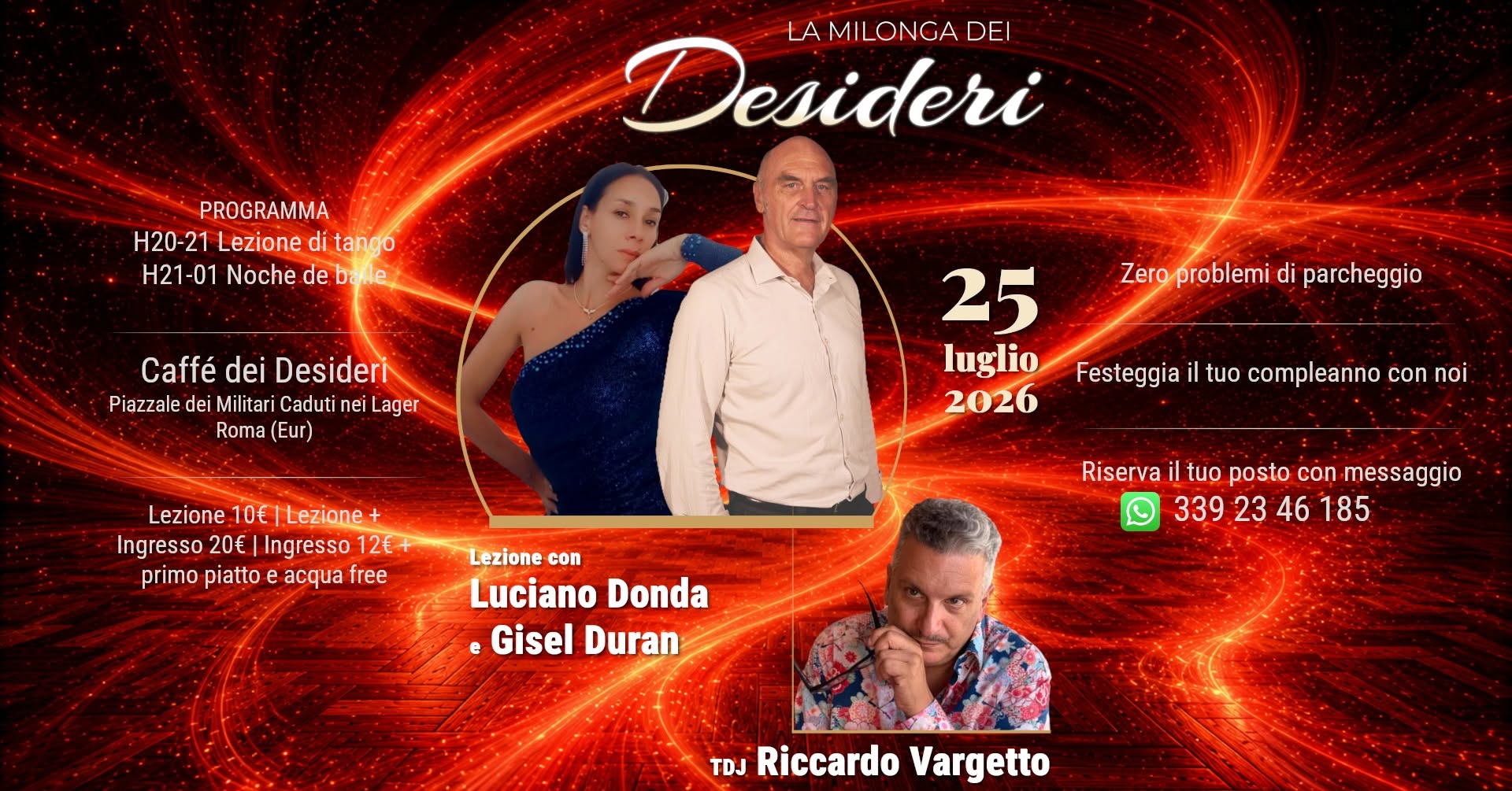 AI DESIDERI Lez. L.Donda e G.Duran Tdj R.Vargetto