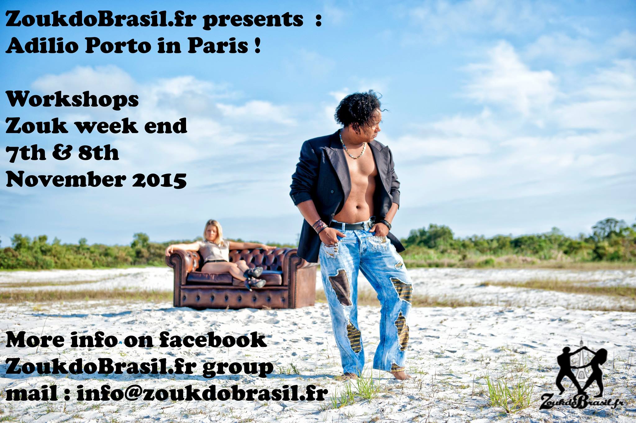 Zouk week end avec Adilio Porto & Maria Lukianchuk !