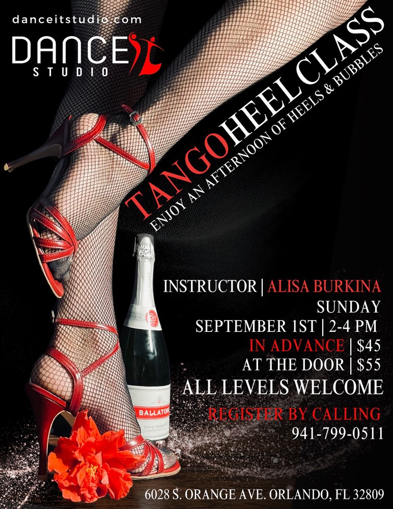 Tango Heels and Bubbles