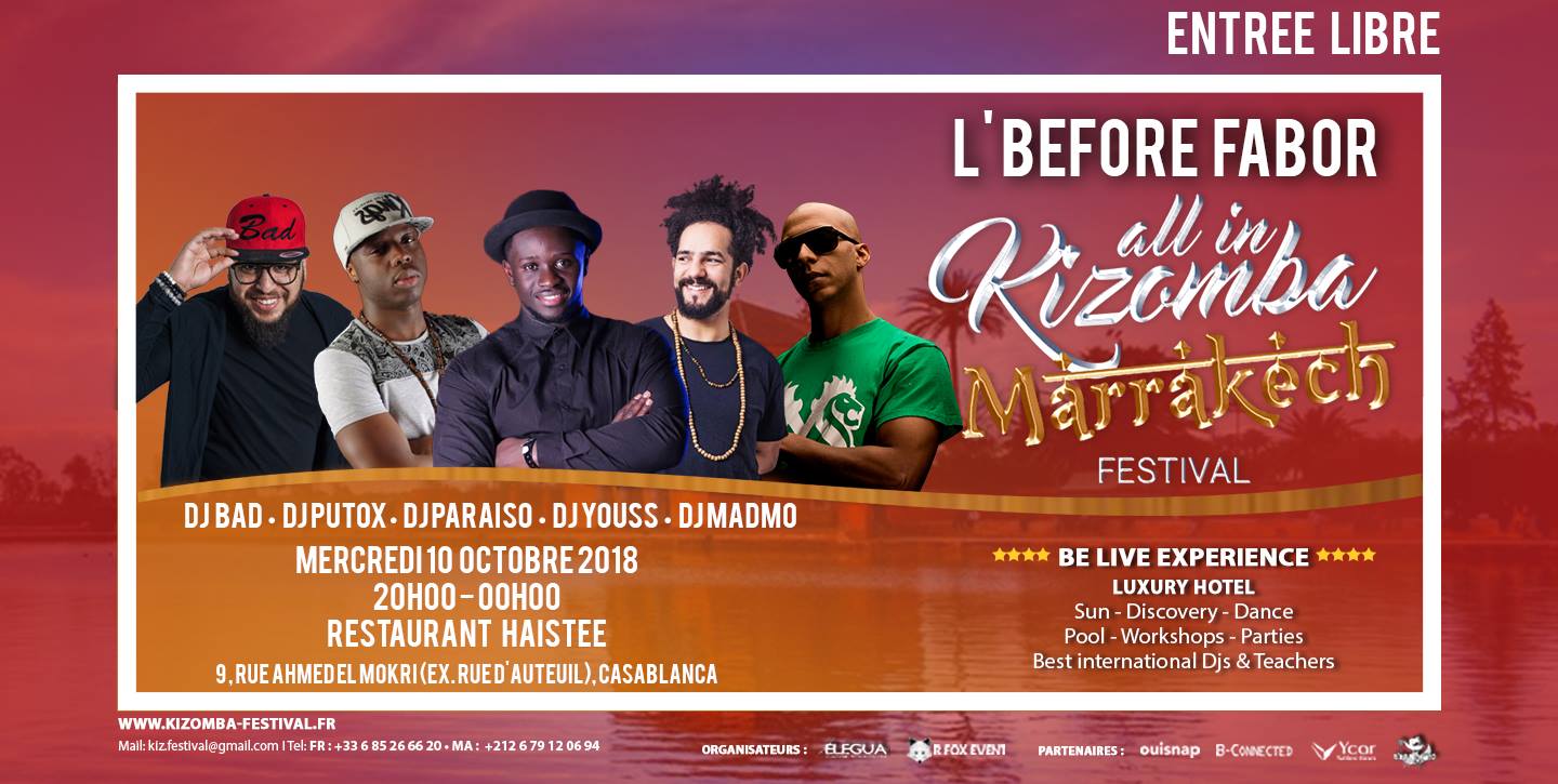 All In Kizomba Festival Marrakech L'Before FABOR