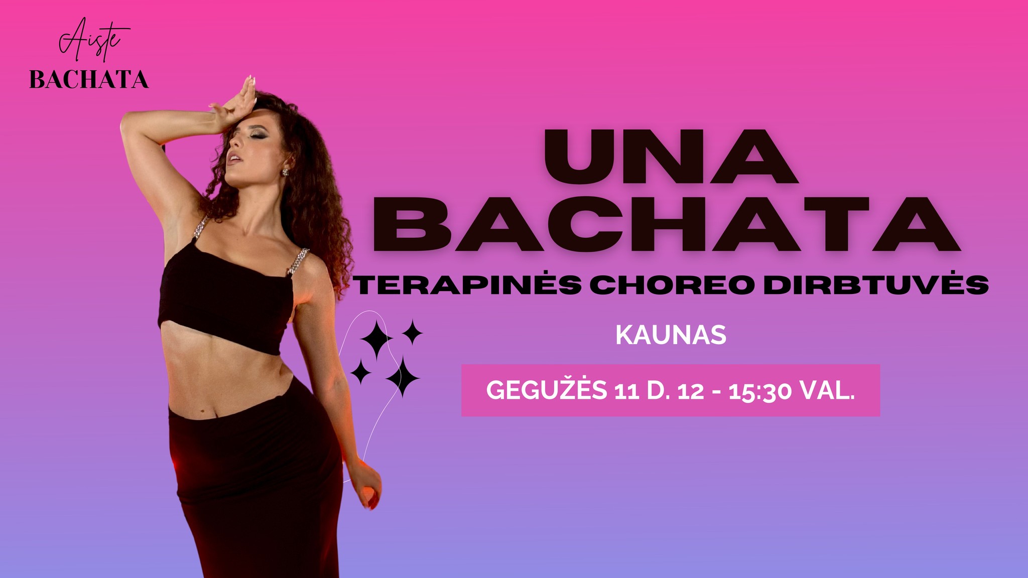 TERAPINĖS CHOREO DIRBTUVĖS su Aiste Bachata KAUNAS