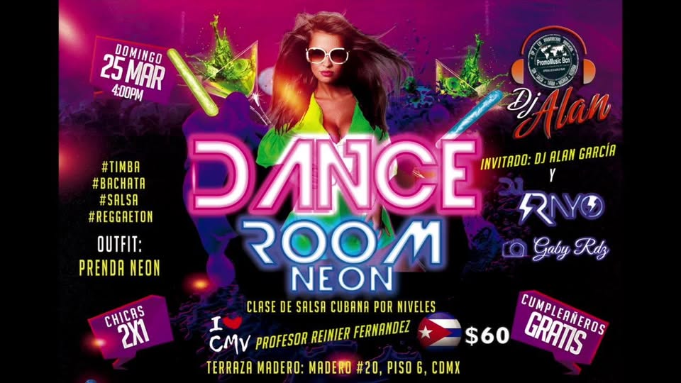 Clase de Salsa Cubana en Dance Room