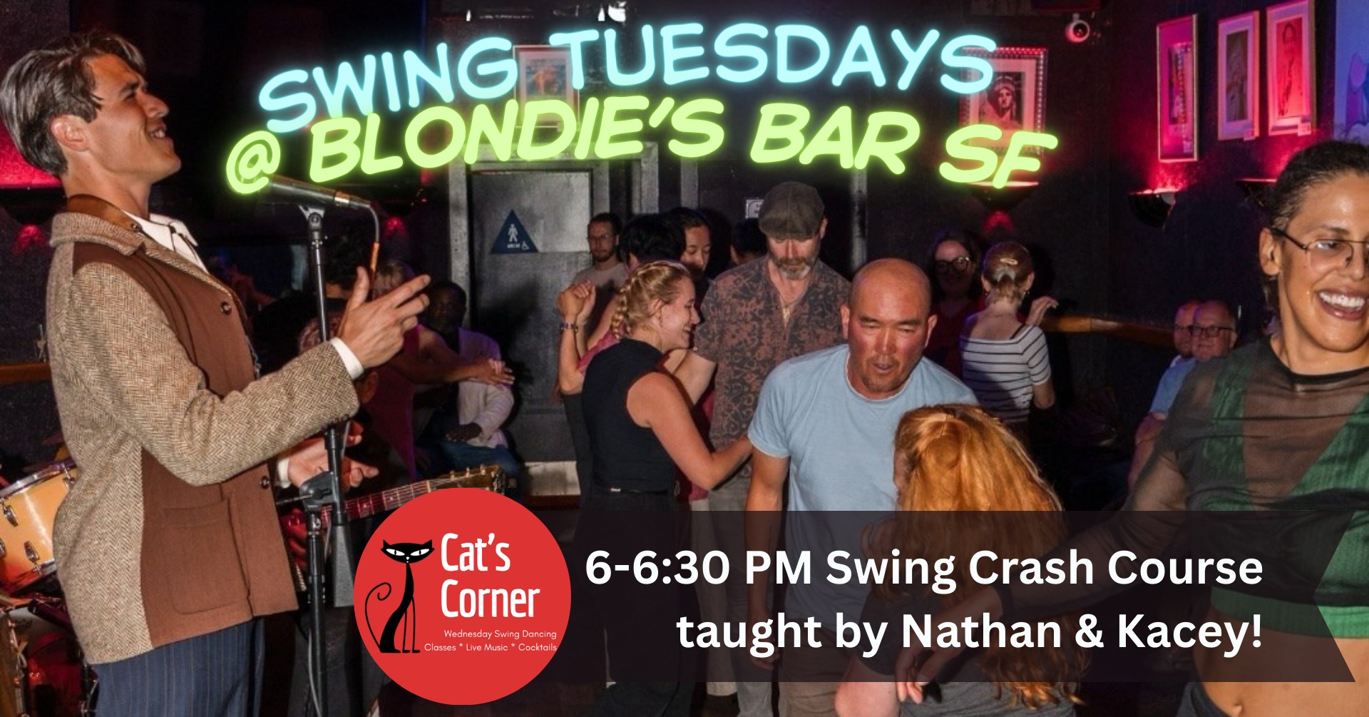 Tuesday Swing Dance Crash Course at Blondies! (every week)