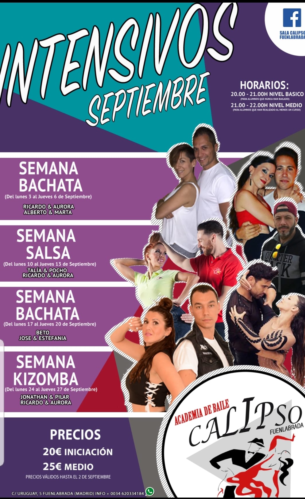 Intensivos Septiembre - Sala Calipso
