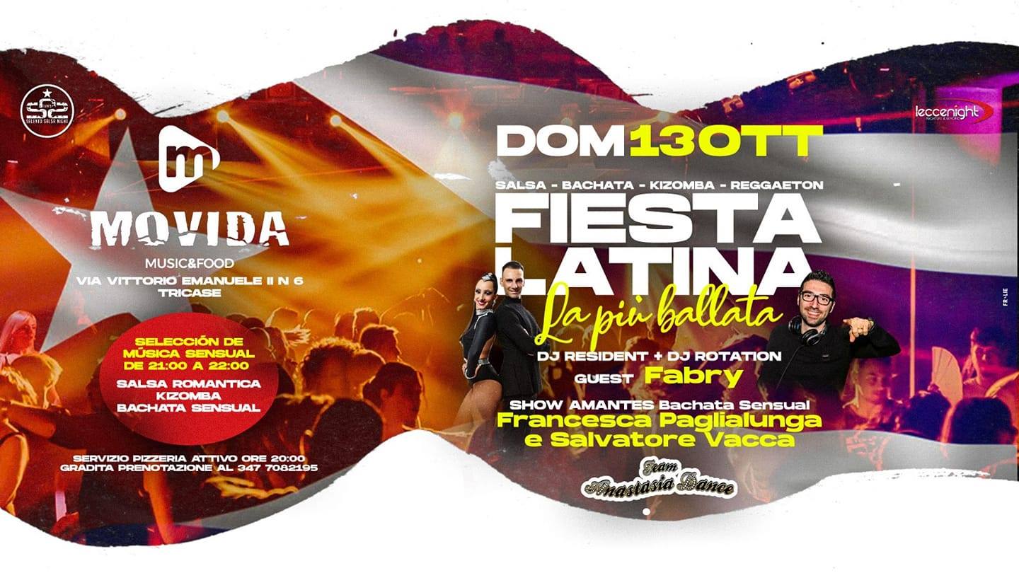 Fiesta Latina Domenica 13 Ottobre