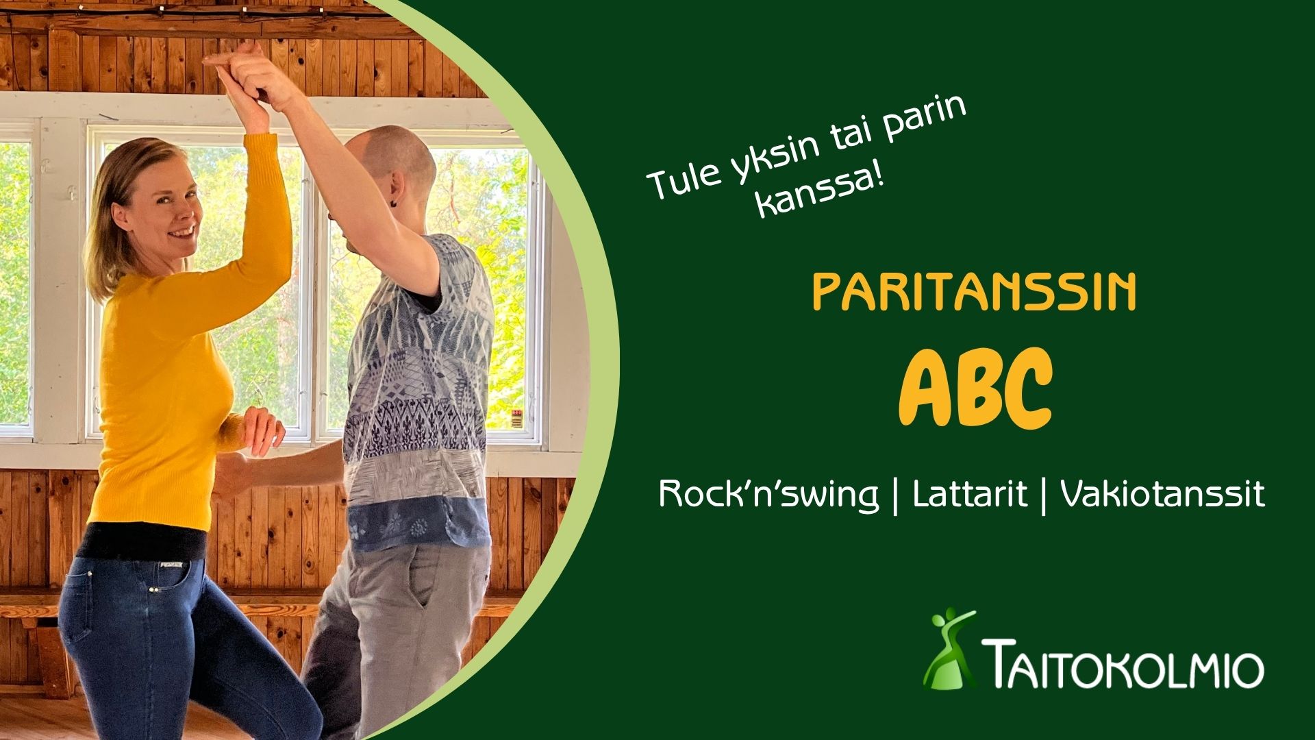 Paritanssin ABC -Uudenlainen tanssikurssi Urkalla