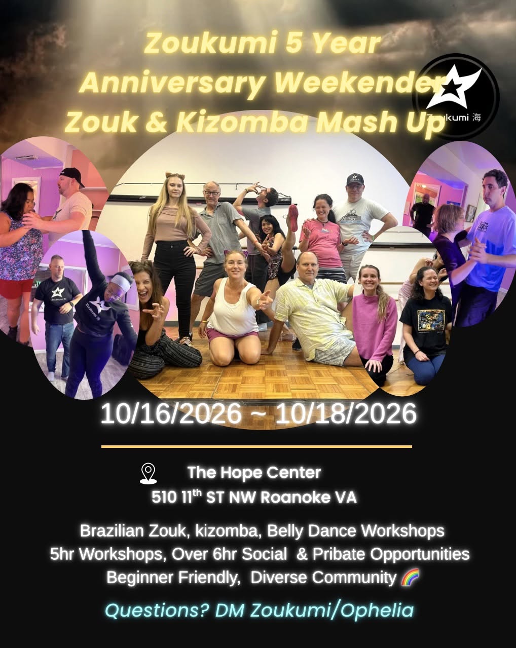 Zoukumi 5 Year Anniversary Weekender ~Zouk & kizomba Mash Up~
