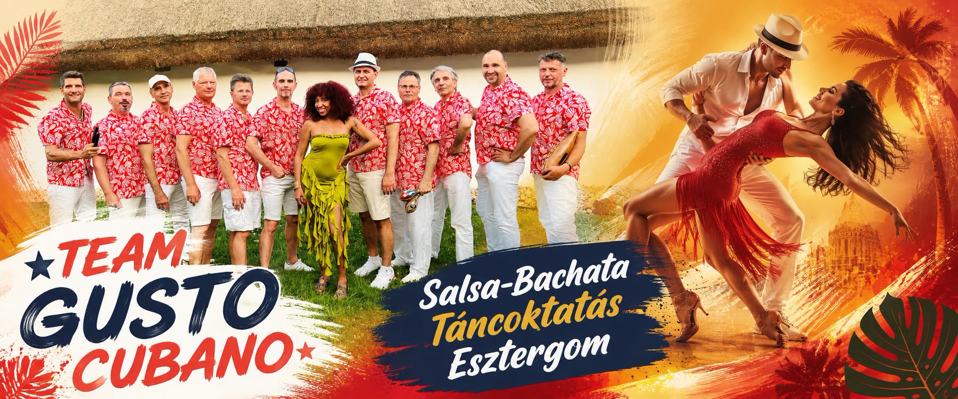 🌴🍹 TEAM GUSTO CUBANO Karibský tanečný večer Karibi táncest & Coctail Party 🍹🌴