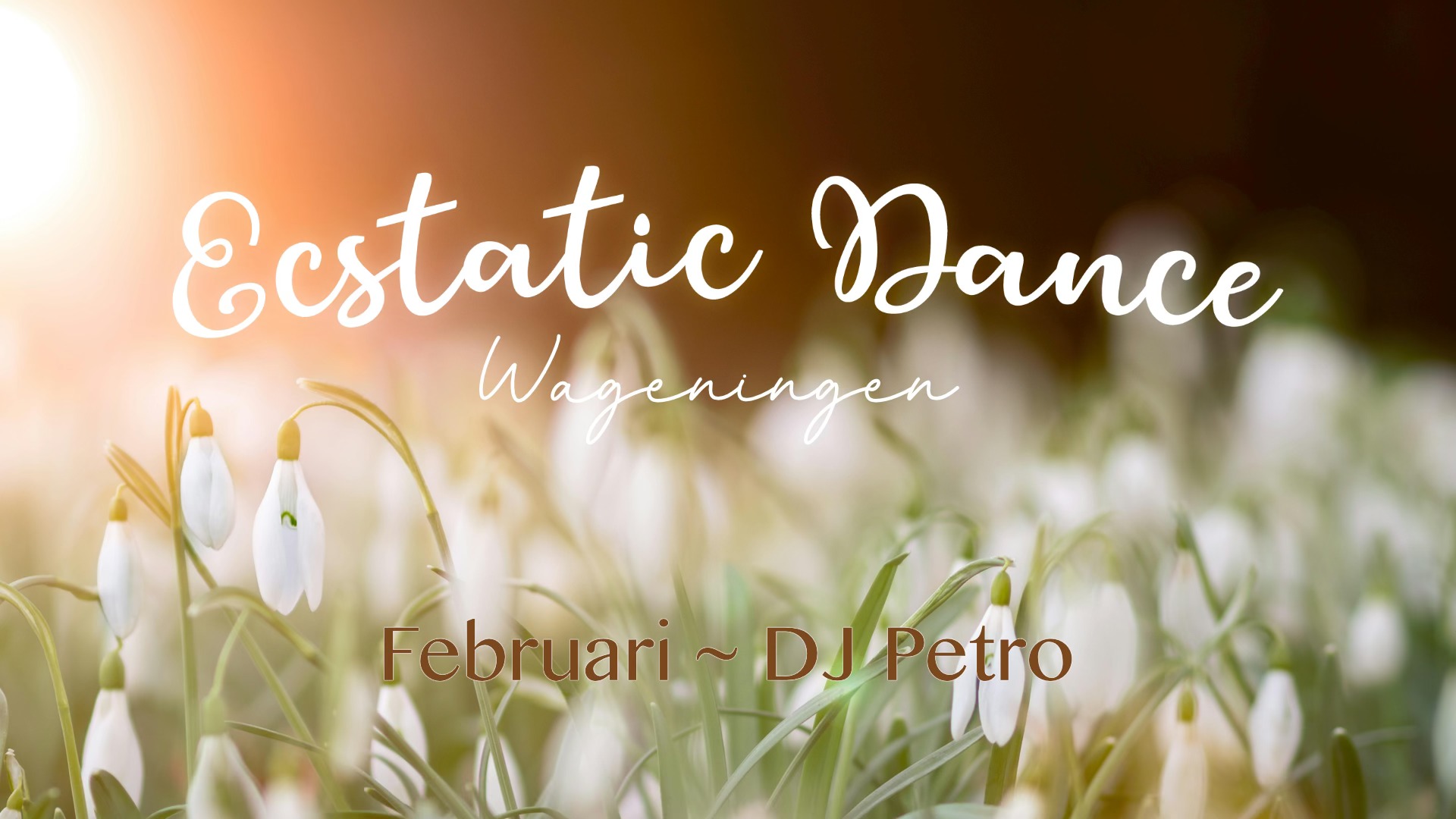 Ecstatic Dance Wageningen ~ DJ Petro ZONDAGMIDDAG