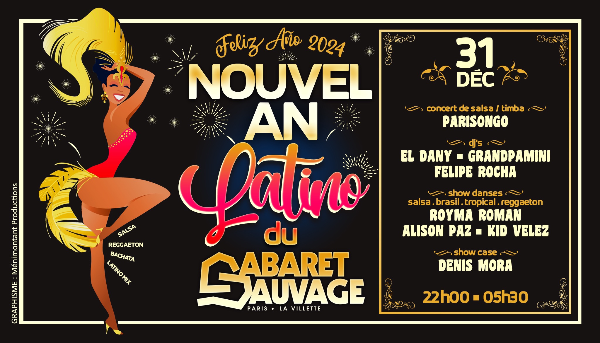 Le Nouvel An Latino du Cabaret Sauvage 2024