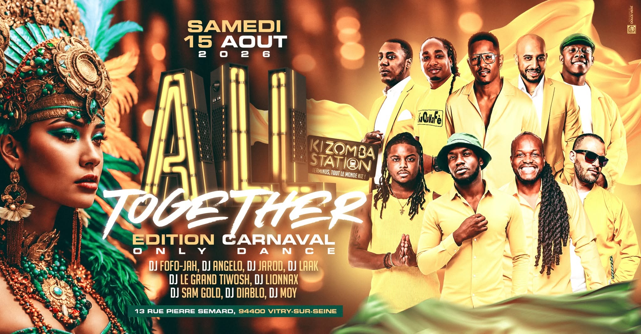 Kizomba Station - Samedi 15 Août - All Together 1 NIGHT EDITION
