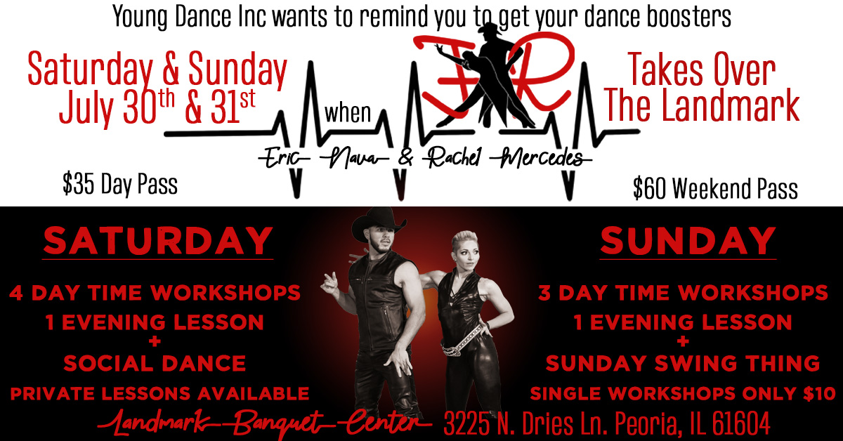 ER Visits Peoria (Workshop & Ballroom Dance)