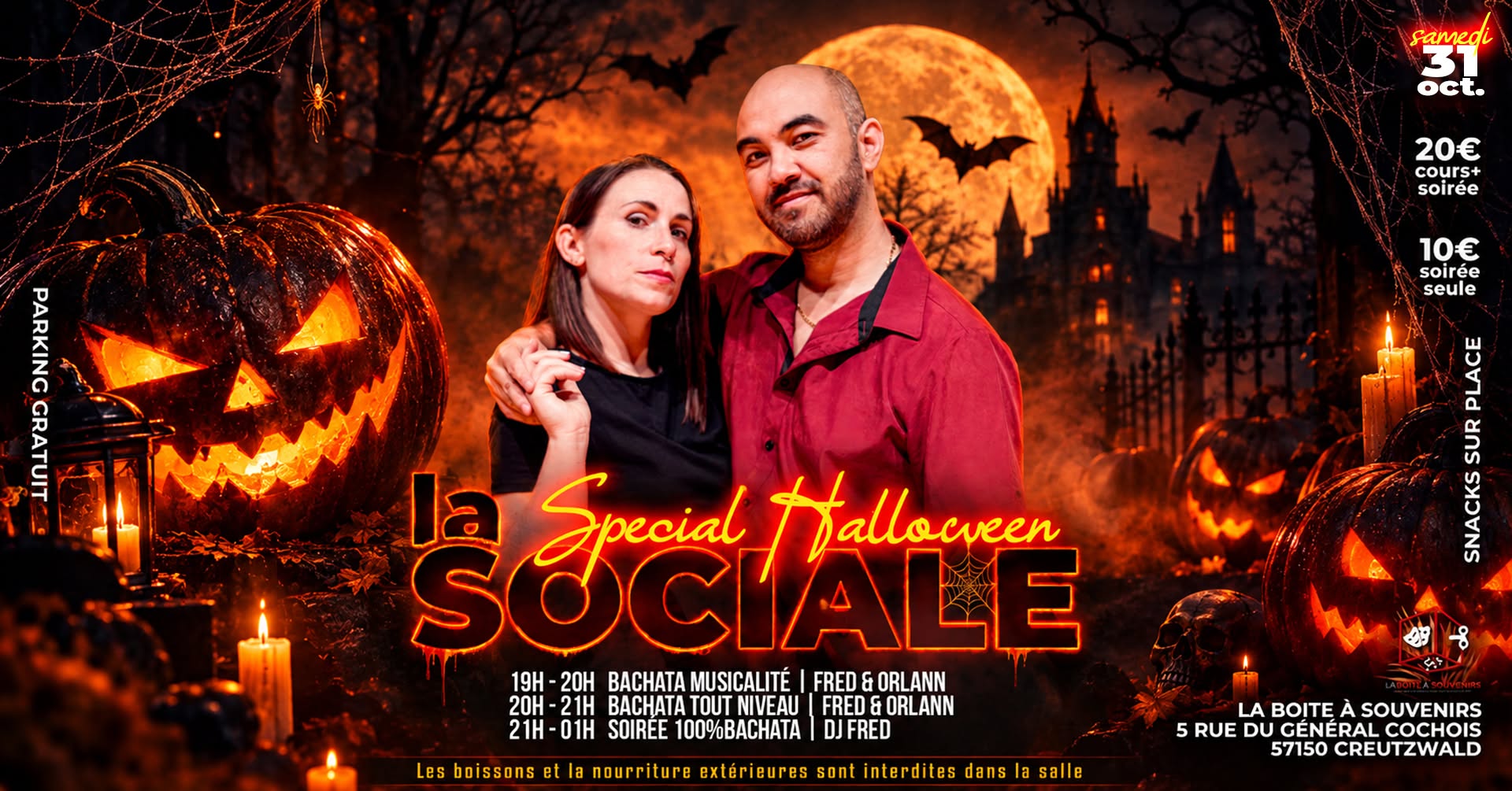 La Sociale Bachata Spécial Halloween