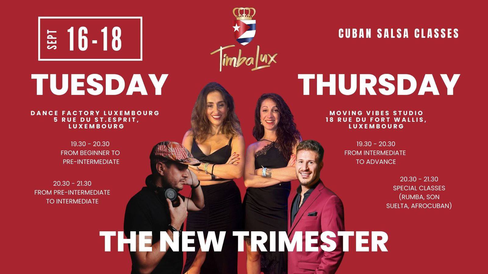 Timbalux - The New Trimester 2025