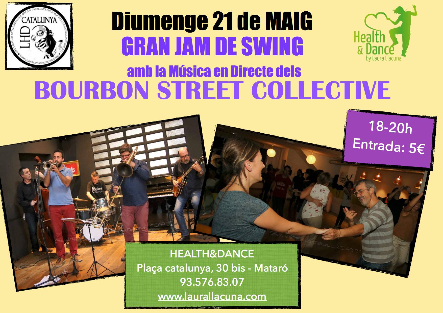 Jam de Swing amb música en Directe!
