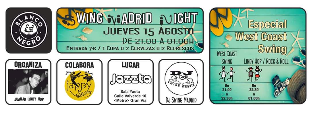 Swing Madrid Night. VeraSwing Especial West Coast Swing.