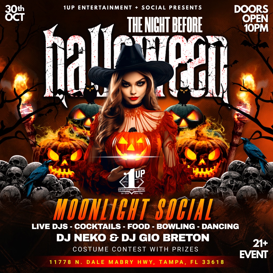 Night Before Halloween at 1UP Entertainment + Social