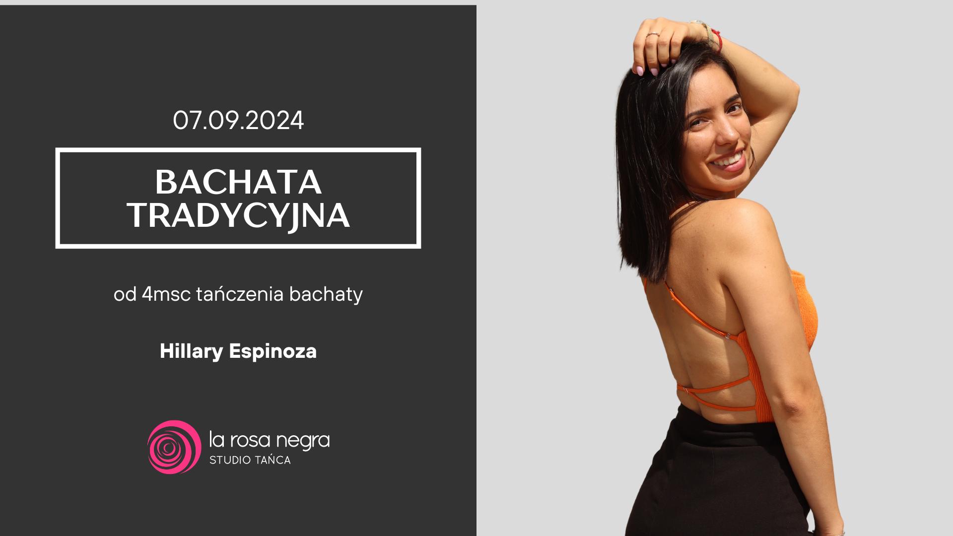 Bachata tradycyjna z Hillary Espinoza! - zajęcia weekendowe