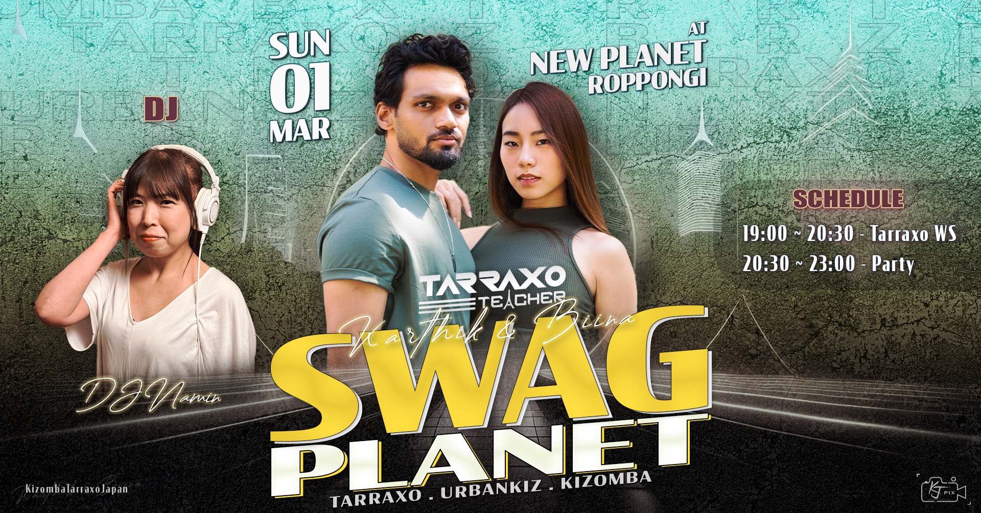 2 1(Sun) SWAG KIZ PLANET - Tarraxo Urbankiz Kizomba