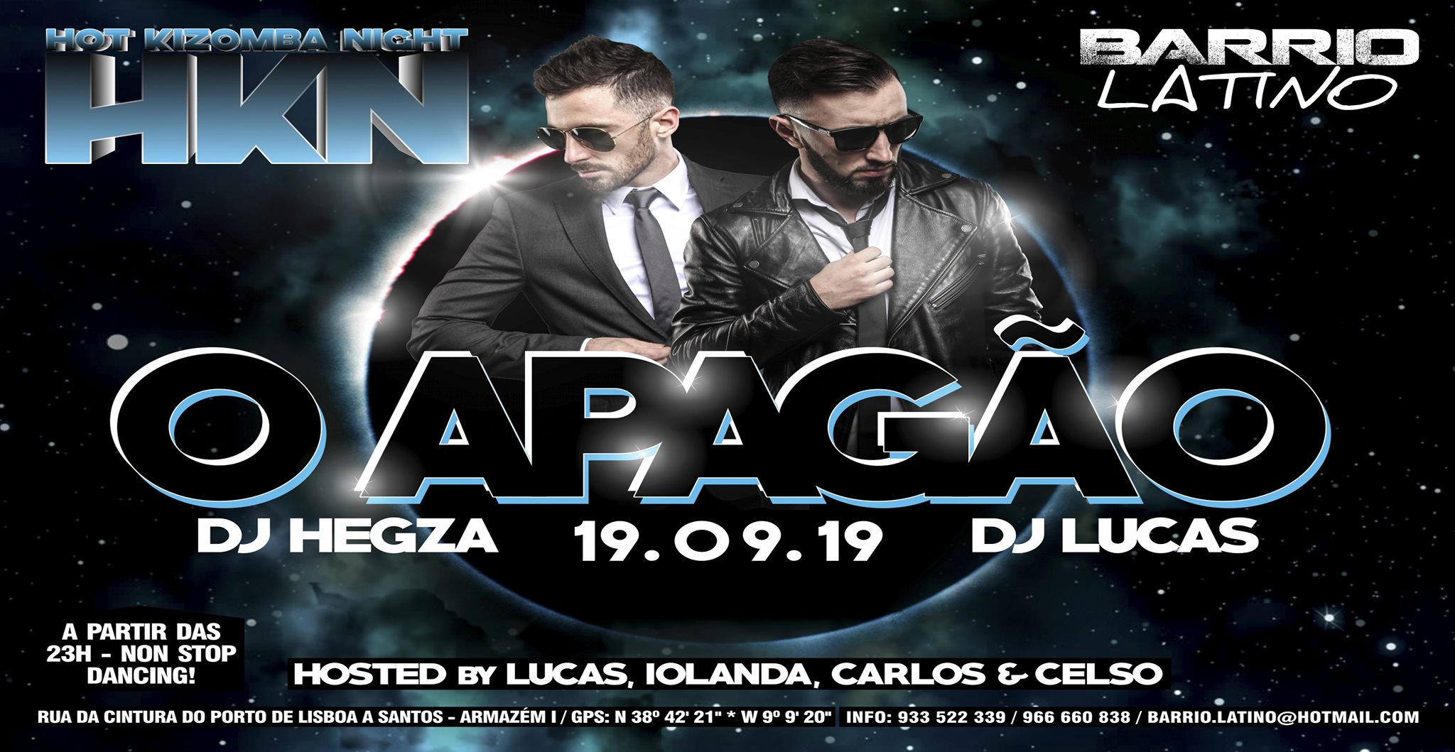 Hot Kizomba Night O Apagão - Quinta 19 Setembro Barrio Latino