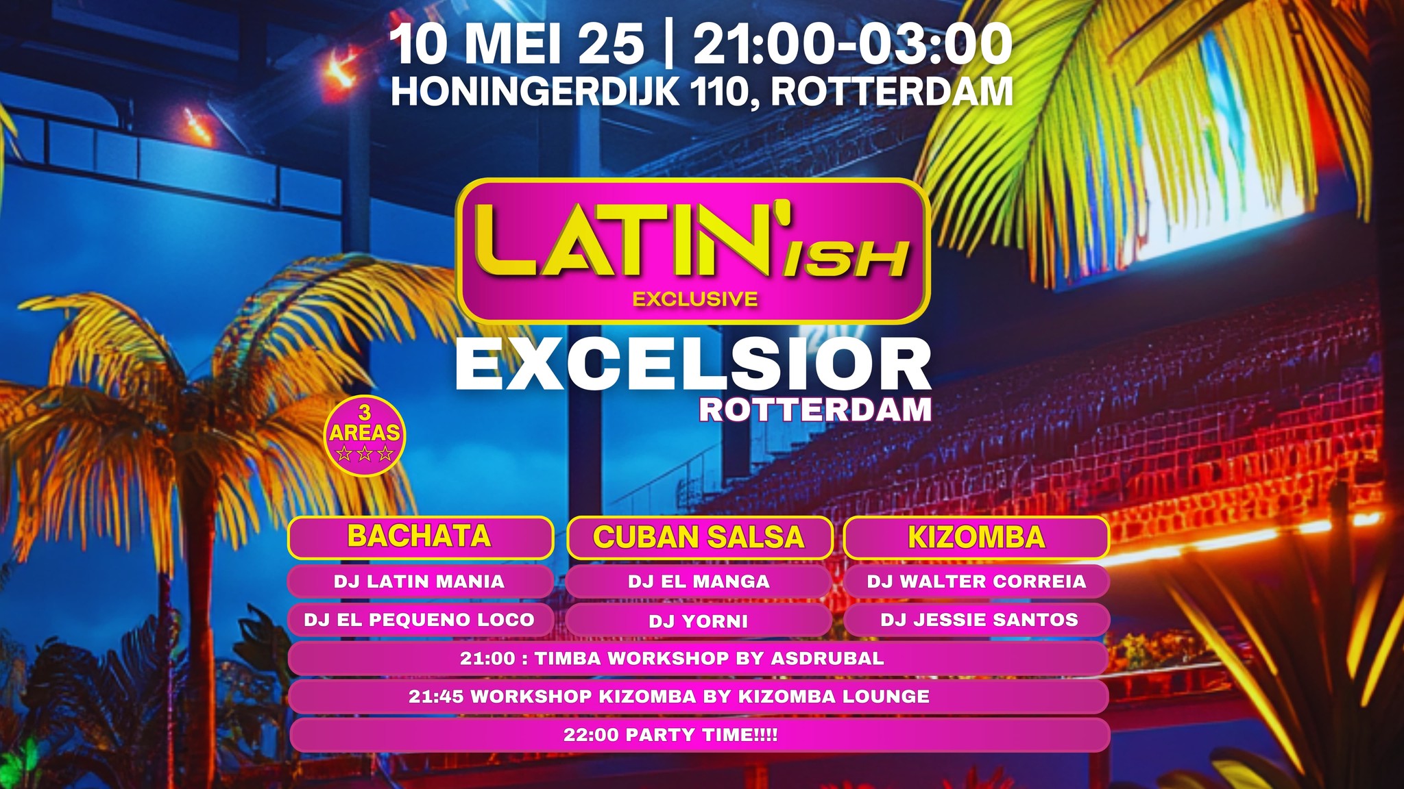 Latin'ish "Exclusive" 3 areas @Excelsior Rotterdam