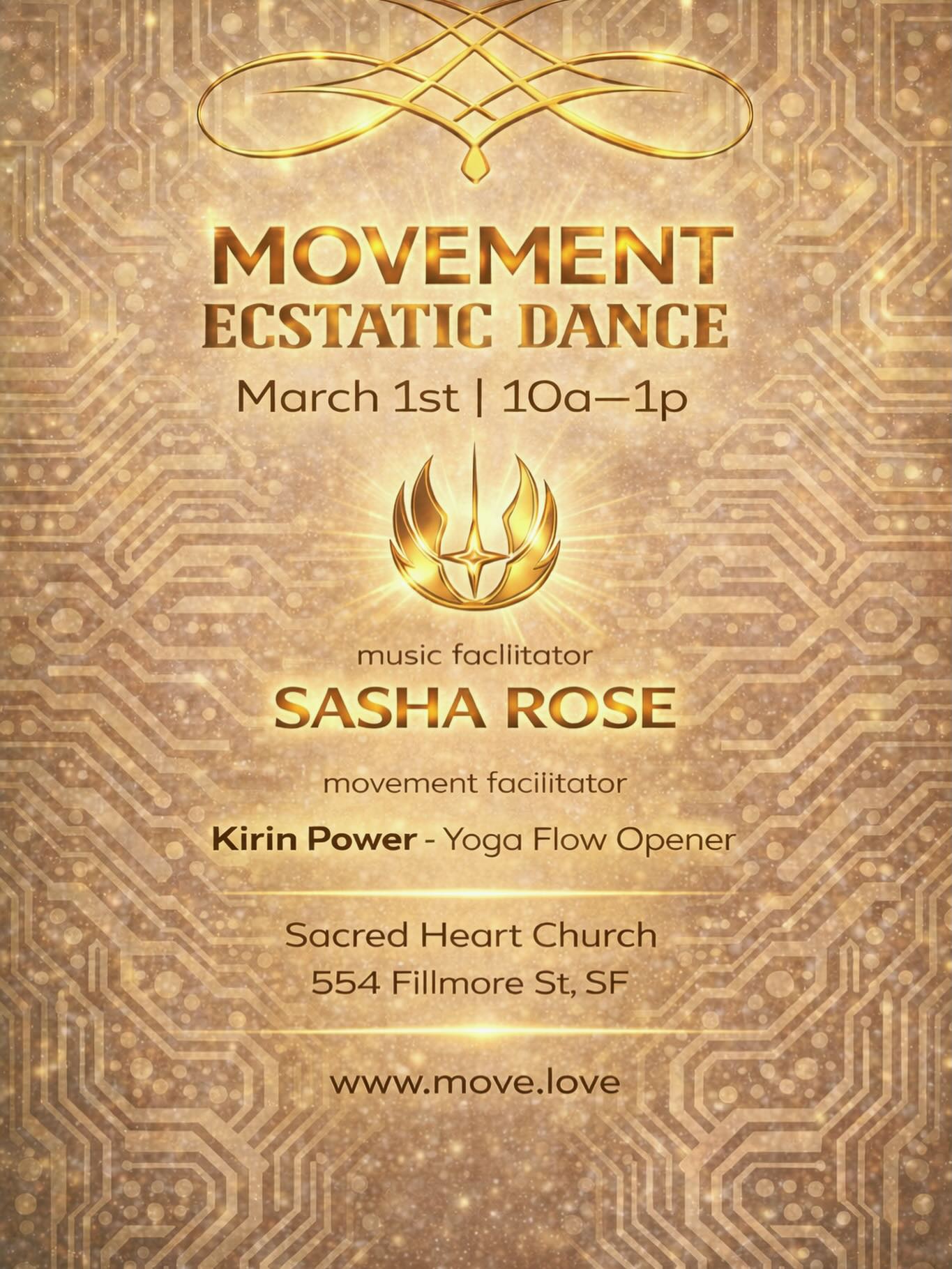 MOVEMENT Ecstatic Dance SF SASHA ROSE