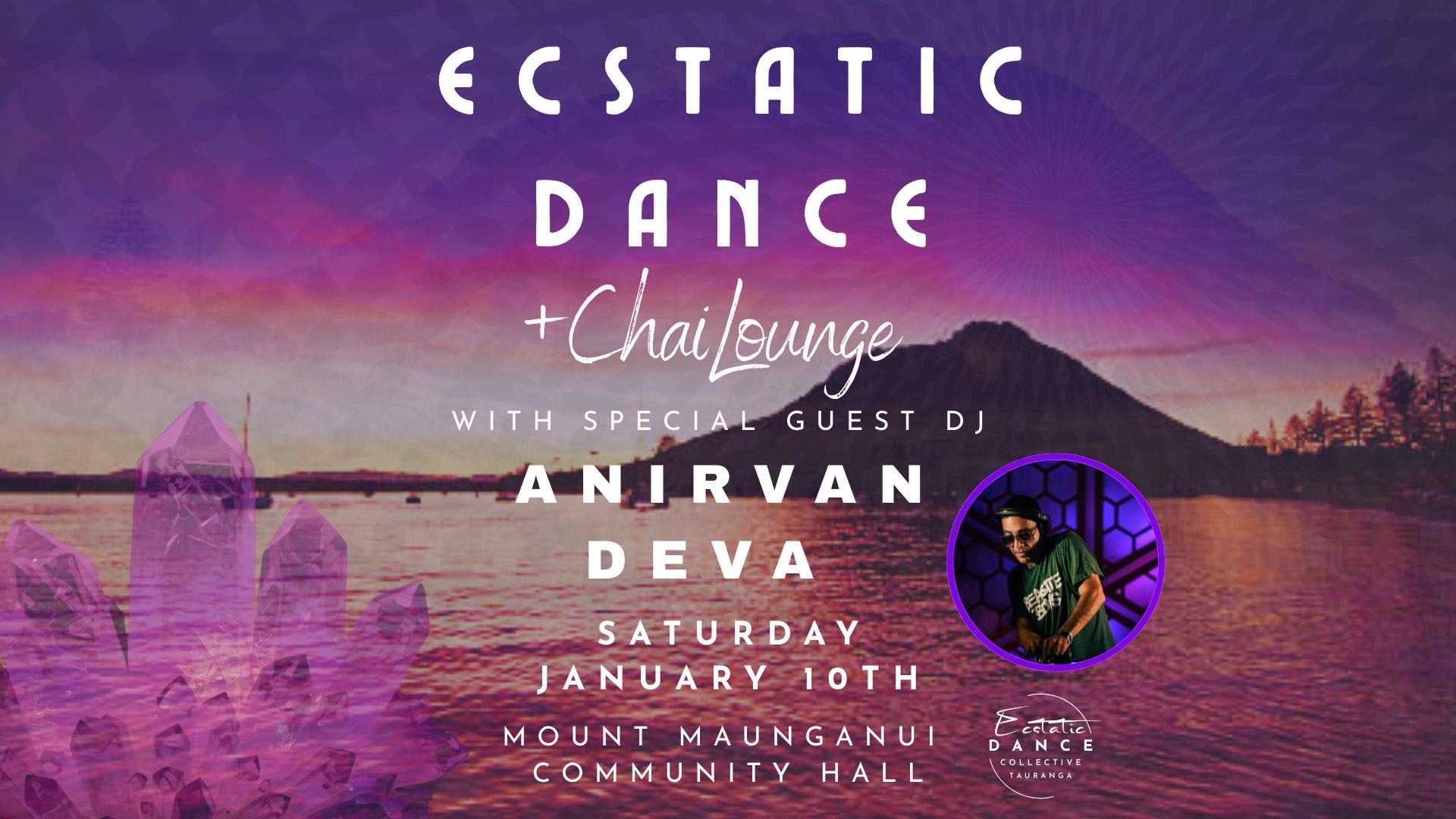✨ Ecstatic Dance & Chai Lounge with Special Guest DJ ANIRVAN DEVA! ✨