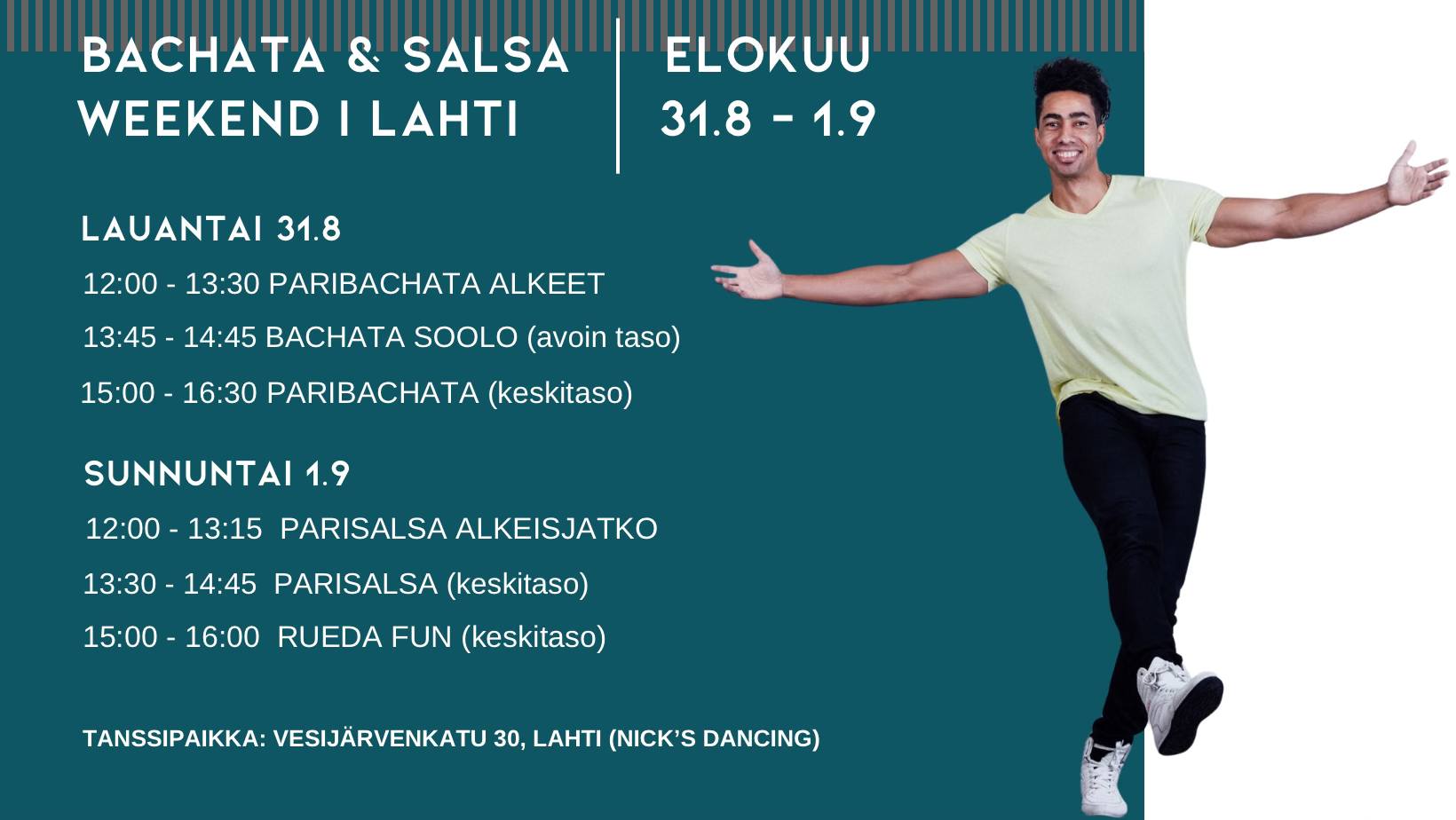 SALSA & BACHATA WEEKEND 📍Lahti