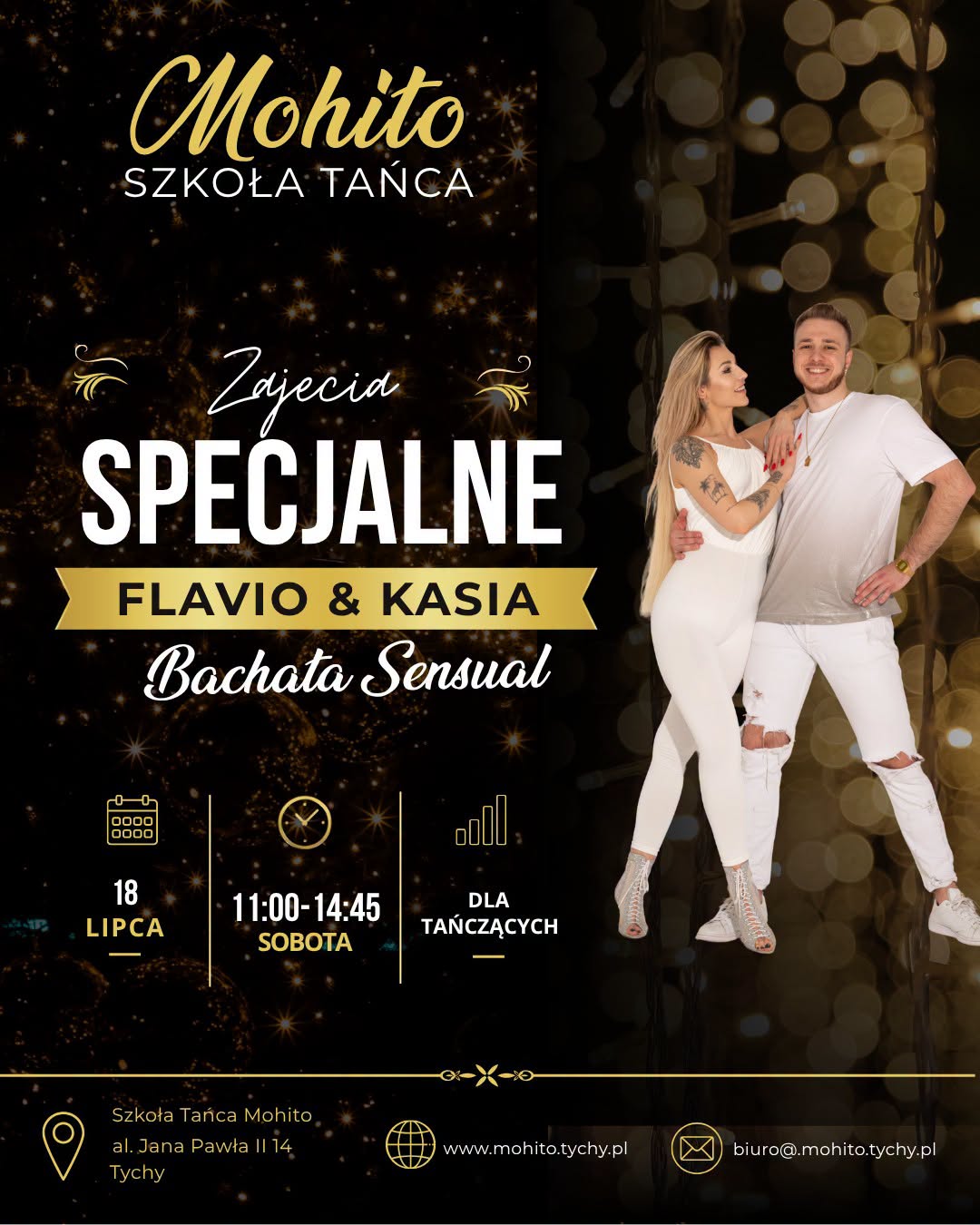 Sobotnie Zajęcia Specjalne: Bachata Sensual z Flavio i Kasią