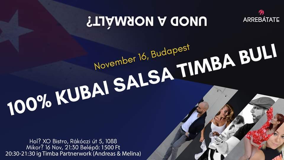 100% Kubai Salsa Timba Buli Budapest