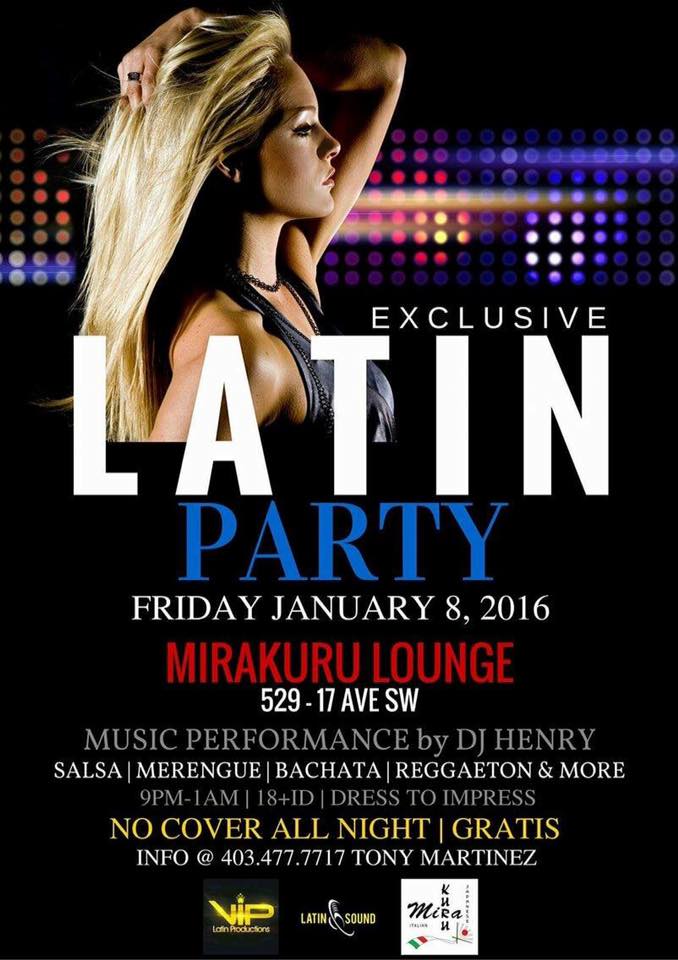 EXCLUSIVE LATIN PARTY