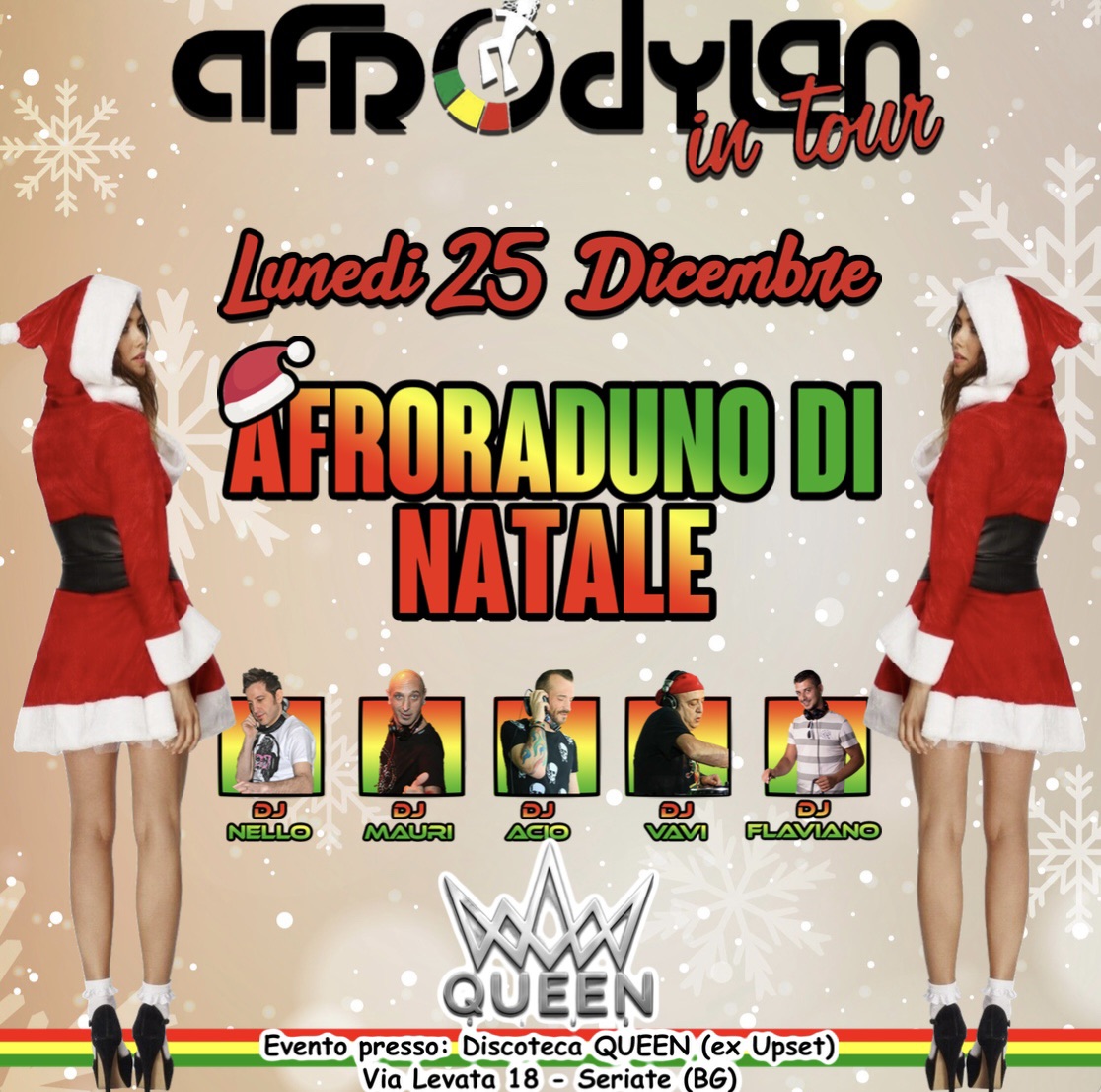 ๐AFRORADUNO DI NATALE ๐ AFRODYLAN ๐
๐ป LUNEDร 25 DICEMBRE