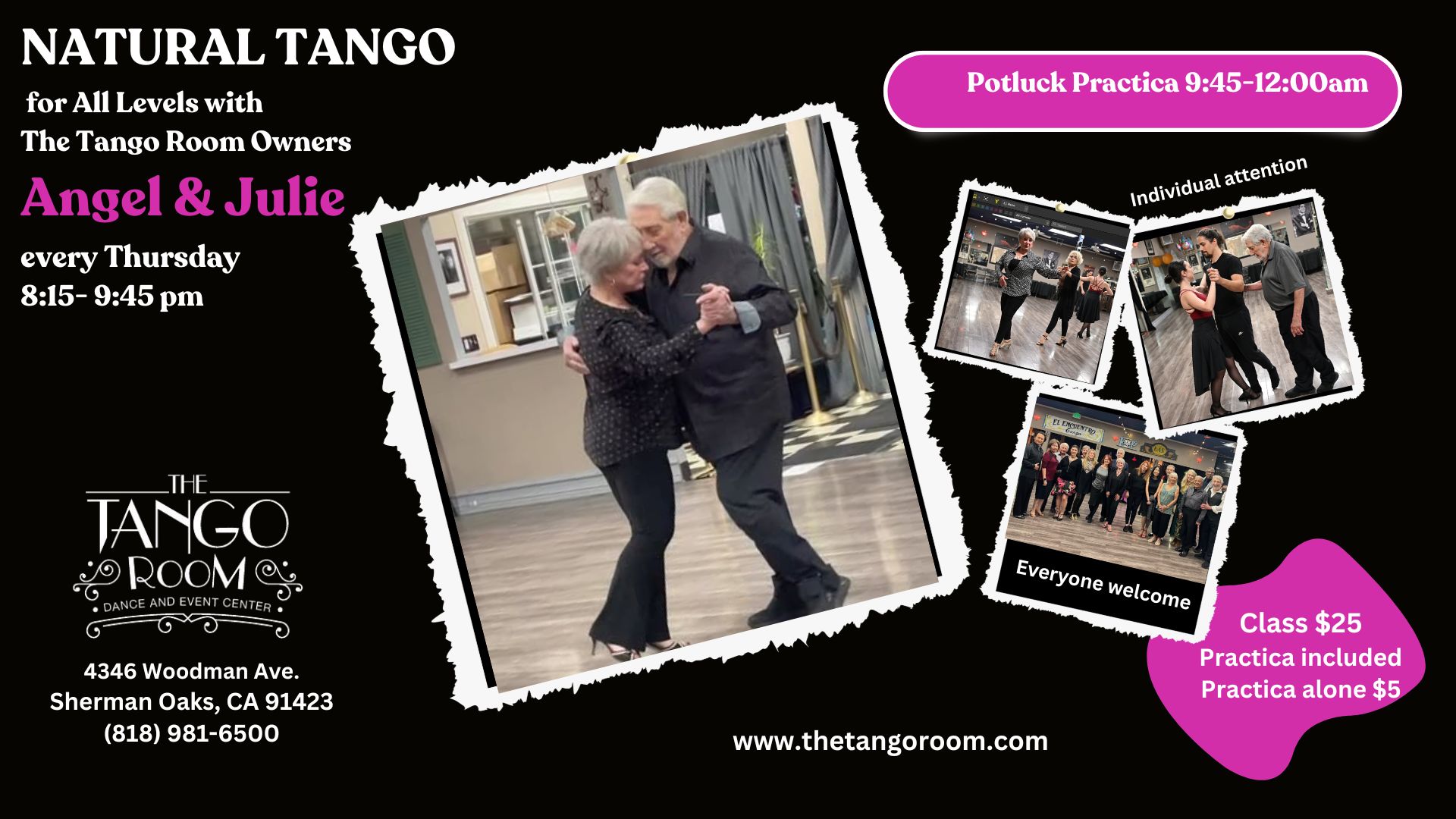 NATURAL TANGO with ANGEL & JULIE