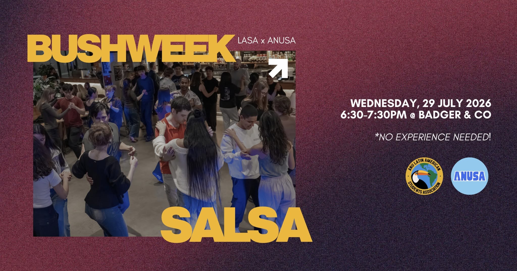Salsa @ Bushweek! 💃✨