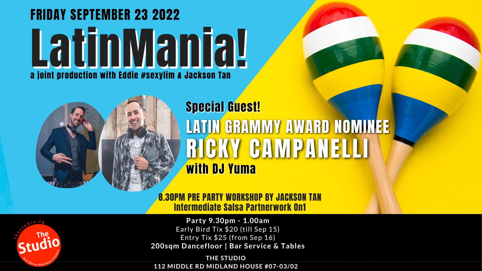 LatinMania! Fri Sep 23 2022