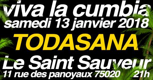 Samedi cumbia avec todasana