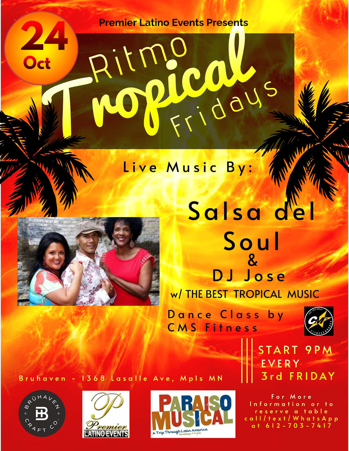 Ritmo Tropical Friday's - Ft Salsa del Soul