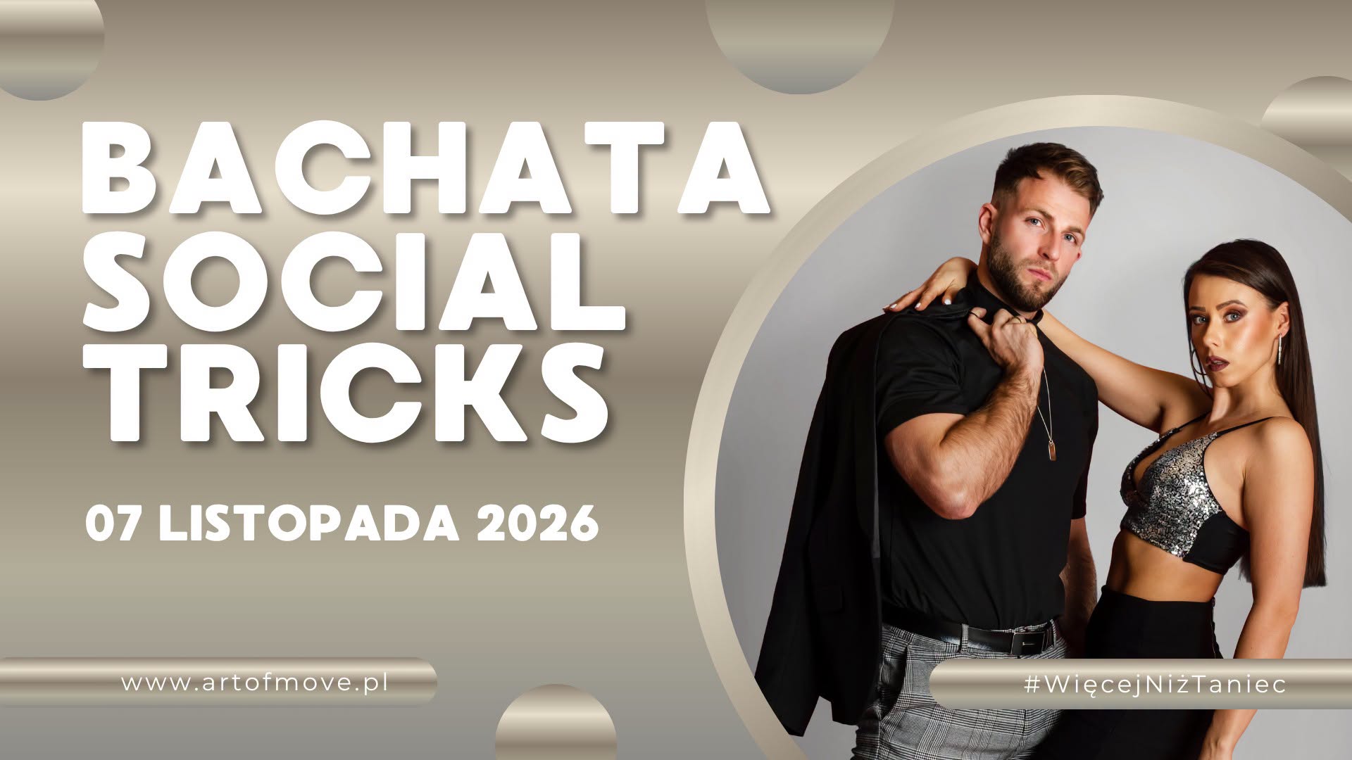 Bachata Social Tricks Dorota i Piotr warsztaty 07.11 Art of Move