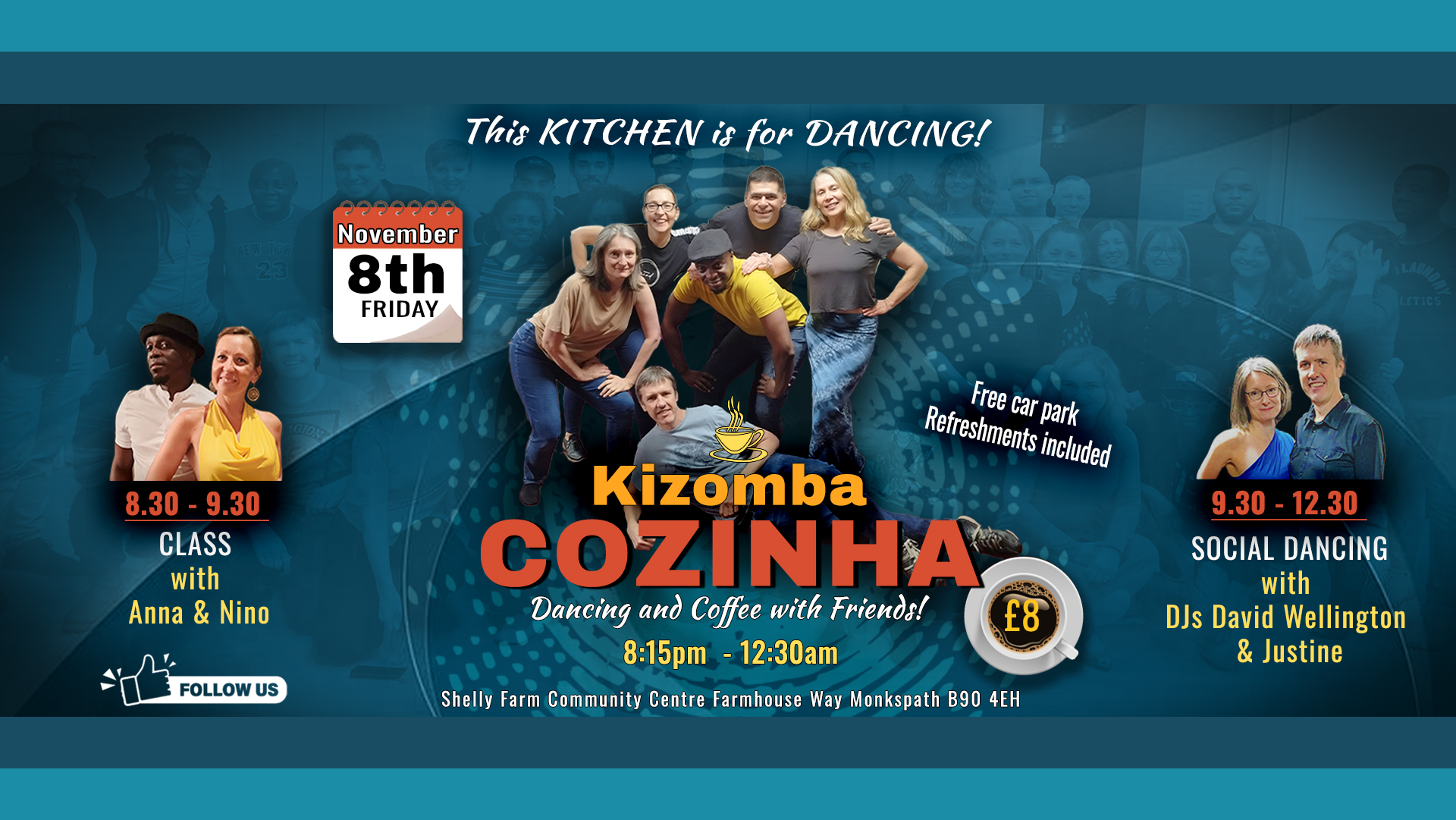 Kizomba Cozinha Friday 8th November