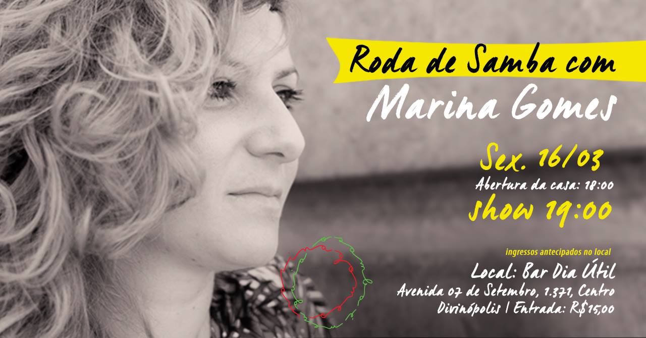 Roda de Samba com Marina Gomes - Divinópolis