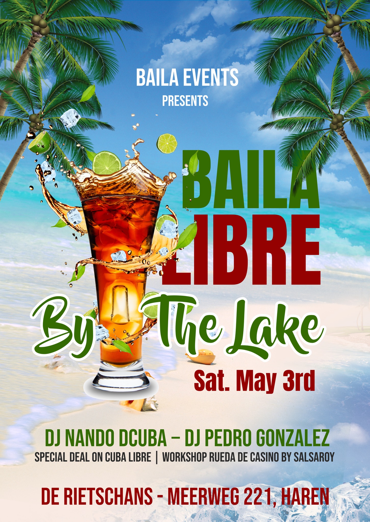 Sat. 3 5 25: BAILA By The Lake @ De Rietschans BAILA Libre Edition