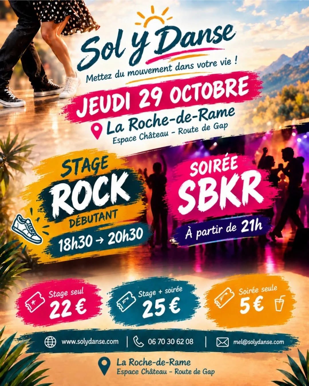 Stage de Rock débutant et Soirée SBKR